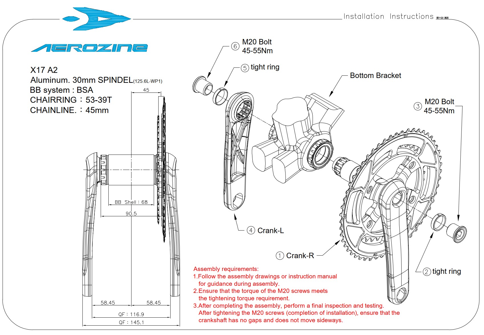 manual aerozine X17