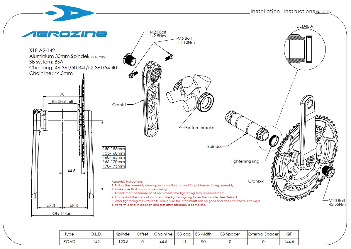 manual aerozine X18