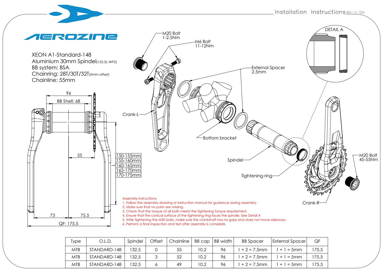 manual aerozine xnc