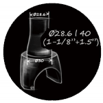 widelec 1-1/8” – 1.5” (Tapered)