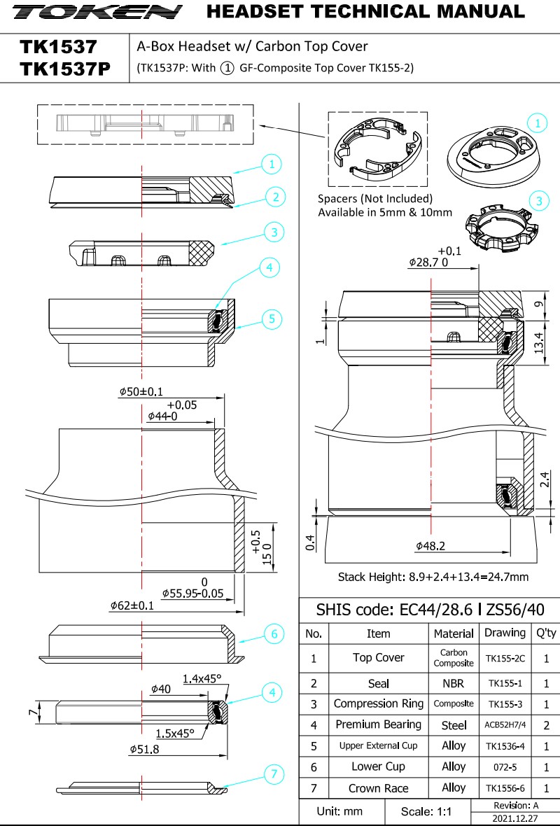 TK1537P manual